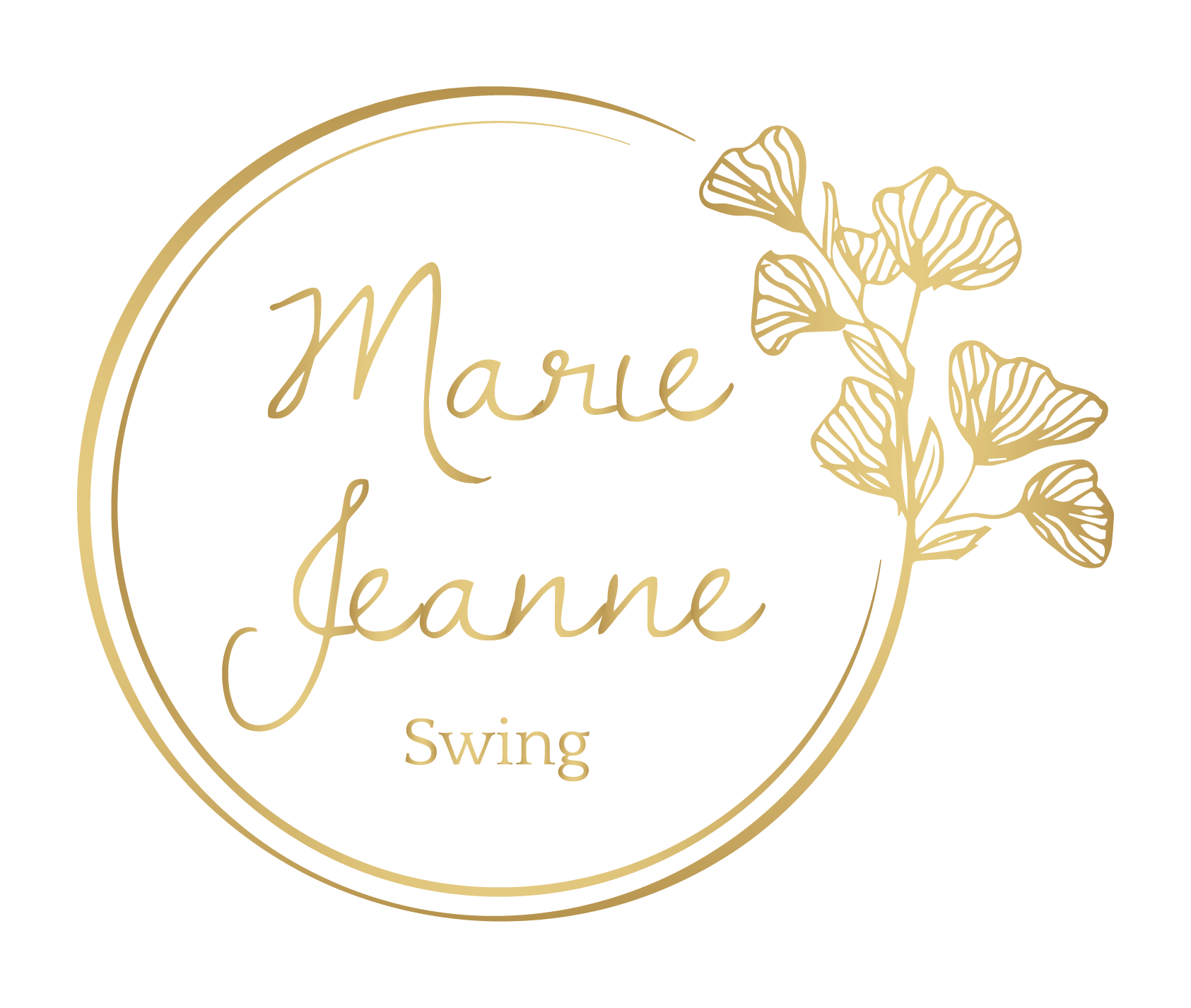 Logo Marie Jeanne Swing doré